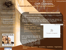 Tablet Screenshot of chrconseil.com